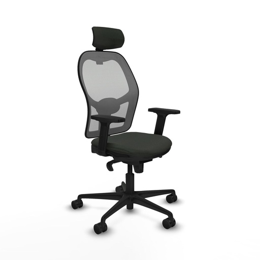 Office Chair with Headrest Piqueras y Crespo 2D036N2 Black