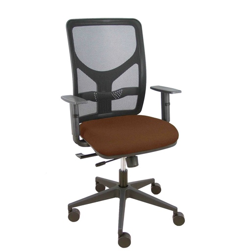 Silla de Oficina Piqueras y Crespo 10CRN65 Negro Marrón oscuro