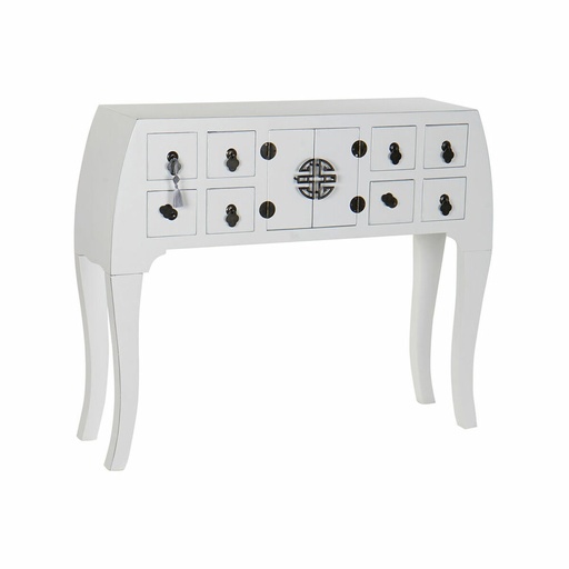 Hall DKD Home Decor White Silver 98 x 26 x 80 cm