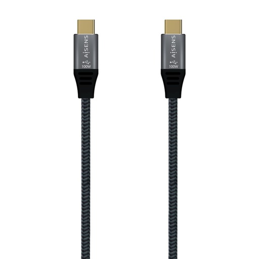Cable USB-C Aisens A107-0672 1,5 m Gris (1 unidad)