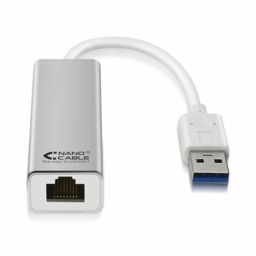 USB-C to RJ45 Network Adapter NANOCABLE USB 3.0/RJ-45, 0.15m