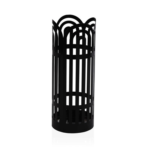 Umbrella stand Versa Black 19 x 49 x 19 cm