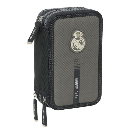 Portatodo Real Madrid C.F. Gris 12,5 x 19,5 x 5,5 cm 37 Piezas