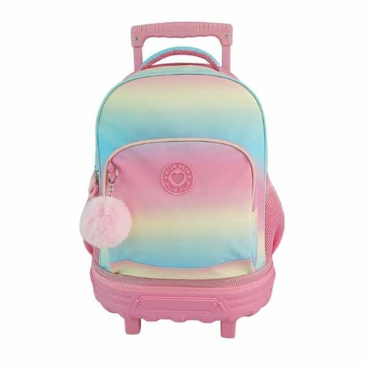 Mochila Escolar con Ruedas Toybags Blin Blin Gradient Pink