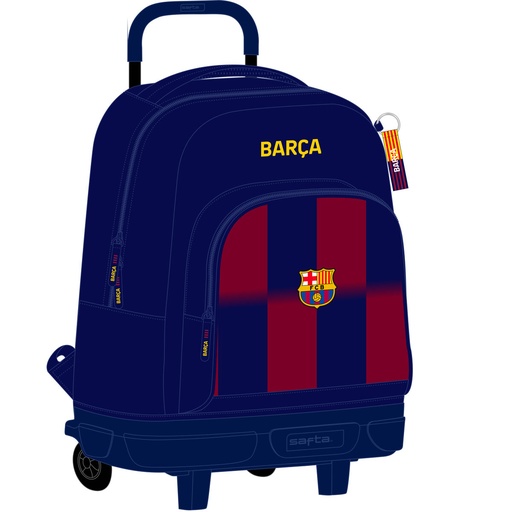 Mochila Escolar F.C. Barcelona Azul Granate 33 x 45 x 22 cm