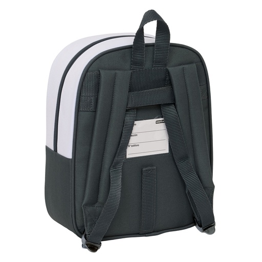 Mochila Escolar Real Madrid C.F. Blanco 22 x 27 x 10 cm