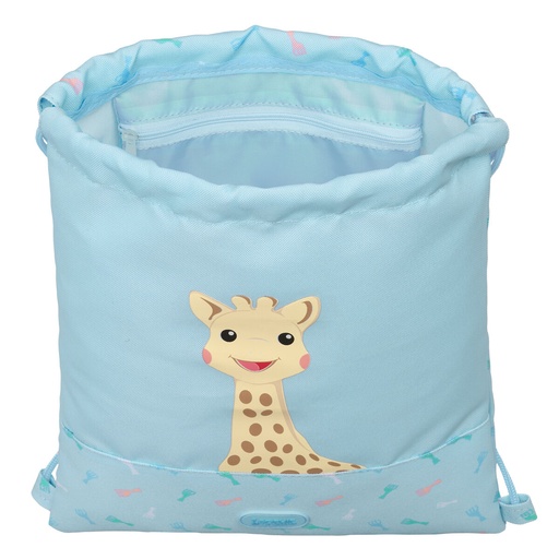 Backpack with Strings Sophie la Girafe Blue 26 x 34 x 1 cm
