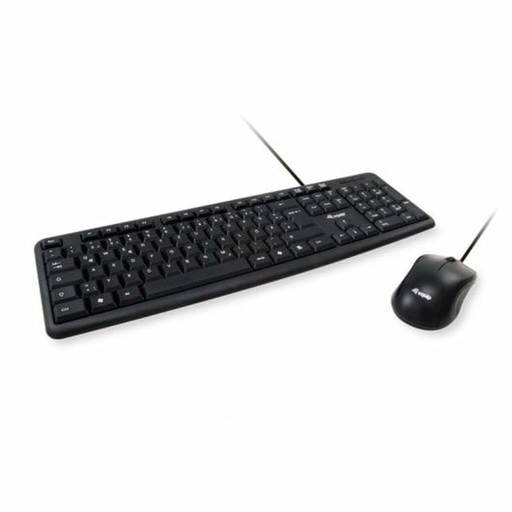 Teclado y Ratón Equip 245201 Negro Qwerty Español Español