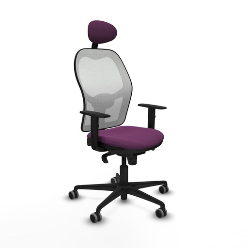 Office Chair with Headrest Jorquera Piqueras y Crespo 1D036G1 Purple
