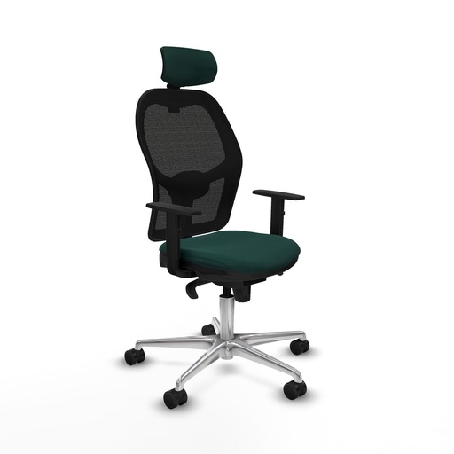 Silla de Oficina con Cabecero Jorquera Piqueras y Crespo 1D086N2 Verde