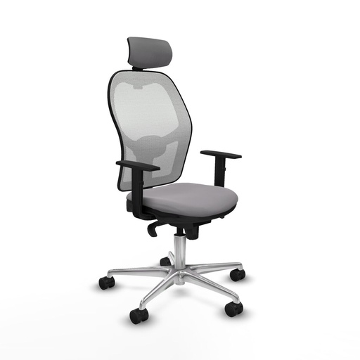 Office Chair with Headrest Jorquera Piqueras y Crespo 1D086N2 Grey