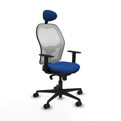 Office Chair with Headrest Jorquera Piqueras y Crespo 1D036N1 Blue