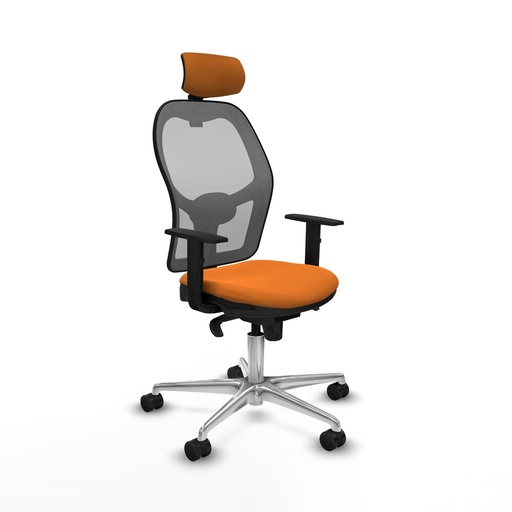 Office Chair with Headrest Jorquera Piqueras y Crespo 1D086N2 Orange