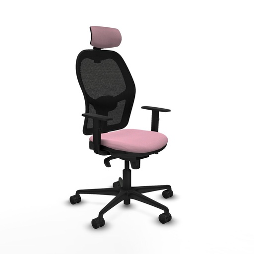 Office Chair with Headrest Jorquera Piqueras y Crespo 1D036N2 Pink