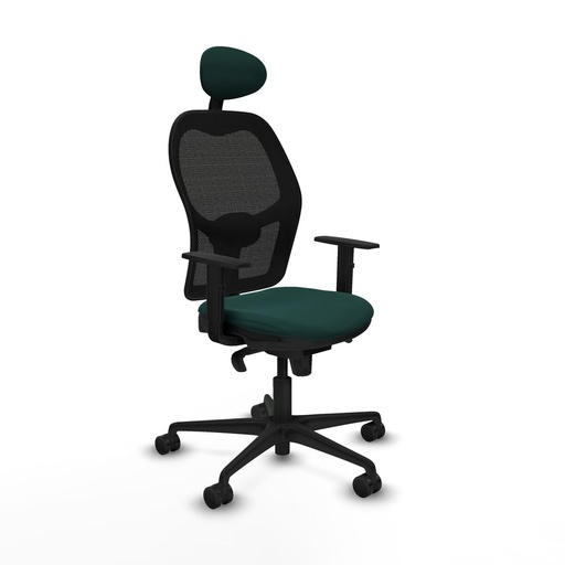Office Chair with Headrest Jorquera Piqueras y Crespo 1D036N1 Green