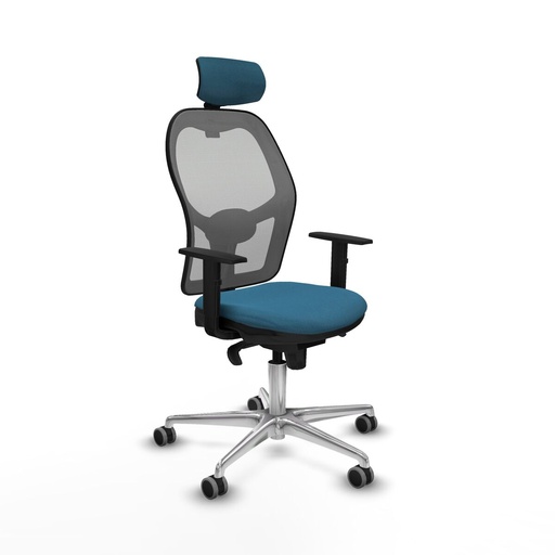 Office Chair Piqueras y Crespo 1D086G2 Grey Petroleum green