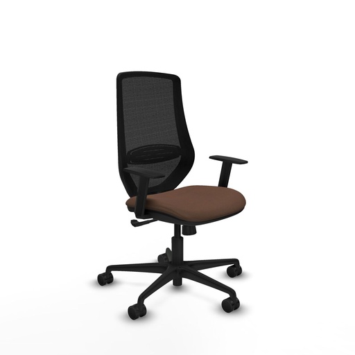 Office Chair Piqueras y Crespo D036N0W Black Dark brown