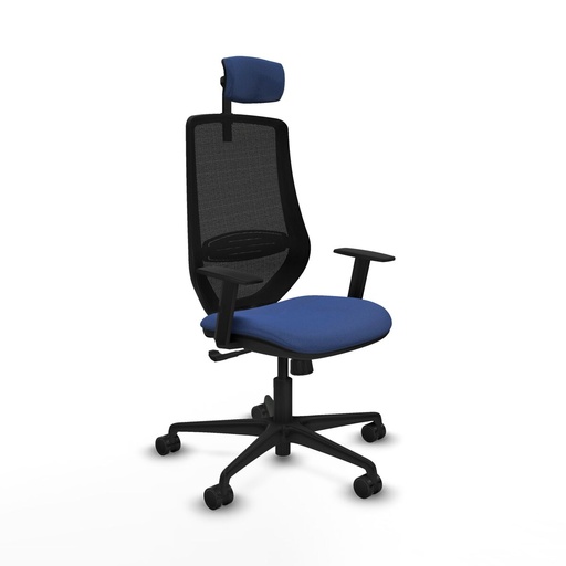 Office Chair Piqueras y Crespo D036N2W Navy Blue