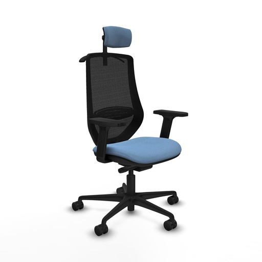 Office Chair with Headrest Mardos traslack bali Piqueras y Crespo D036N2H Sky blue