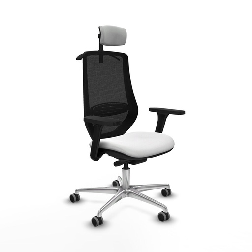 Office Chair with Headrest Mardos traslack bali Piqueras y Crespo D086G2H White