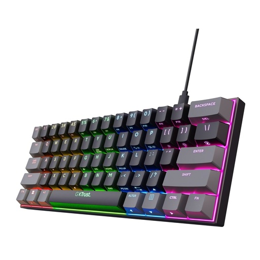 Gaming Keyboard Trust GXT 867 Acira Black Multicolour QWERTY Qwerty US
