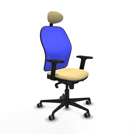 Office Chair with Headrest Jorquera Piqueras y Crespo 2D036G1 Cream