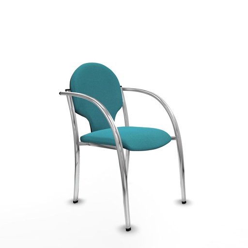 Reception Chair Hellín Piqueras y Crespo 220PTCRB39 Turquoise 2 Units