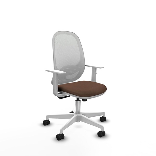 Office Chair Cilanco Piqueras y Crespo B4B026N White Dark brown