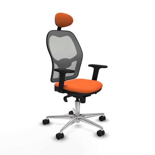 Office Chair with Headrest Jorquera Piqueras y Crespo 2D086N1 Orange