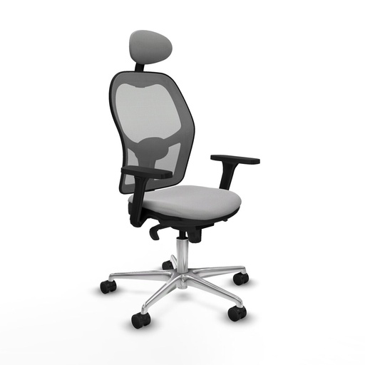 Office Chair with Headrest Jorquera Piqueras y Crespo 3D086N1 Light grey