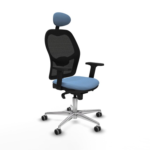 Silla de Oficina con Cabecero Jorquera Piqueras y Crespo 2D086G1 Azul cielo