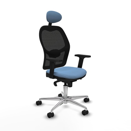 Office Chair with Headrest Jorquera Piqueras y Crespo 2D086N1 Sky blue