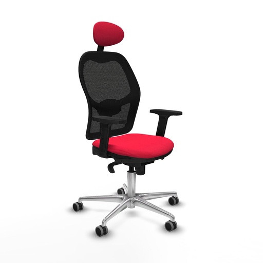Silla de Oficina con Cabecero Jorquera Piqueras y Crespo 2D086G1 Rojo