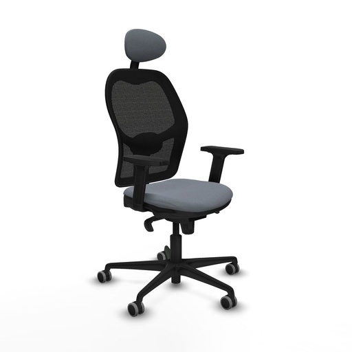 Office Chair with Headrest Jorquera Piqueras y Crespo 2D036G1 Grey