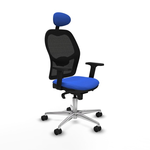 Silla de Oficina con Cabecero Jorquera Piqueras y Crespo 2D086N1 Azul