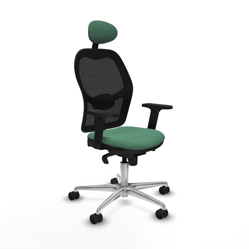 Office Chair with Headrest Jorquera Piqueras y Crespo 2D086N1 Emerald Green