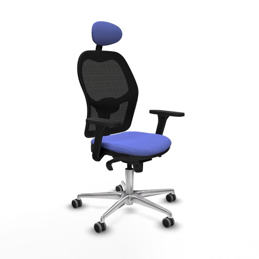 Silla de Oficina con Cabecero Jorquera Piqueras y Crespo 3D086G1 Azul claro