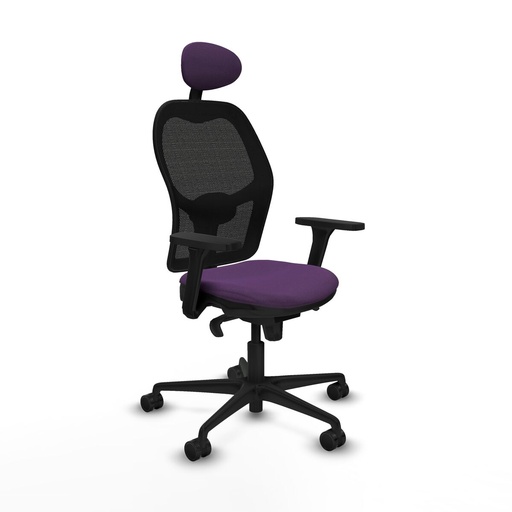 Office Chair with Headrest Jorquera Piqueras y Crespo 3D036N1 Purple