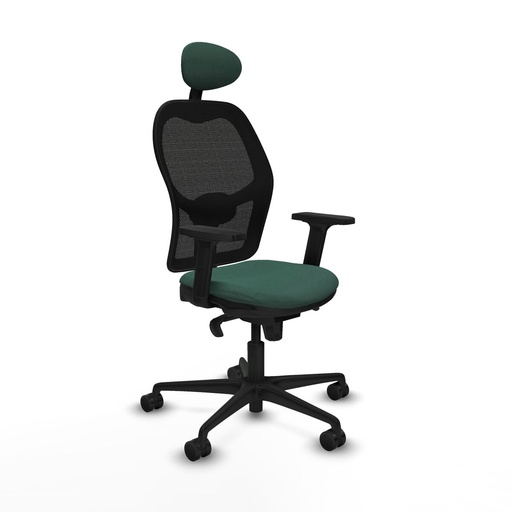 Silla de Oficina con Cabecero Jorquera Piqueras y Crespo 2D036N1 Verde