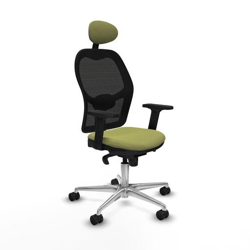 Silla de Oficina con Cabecero Jorquera Piqueras y Crespo 2D086N1 Verde