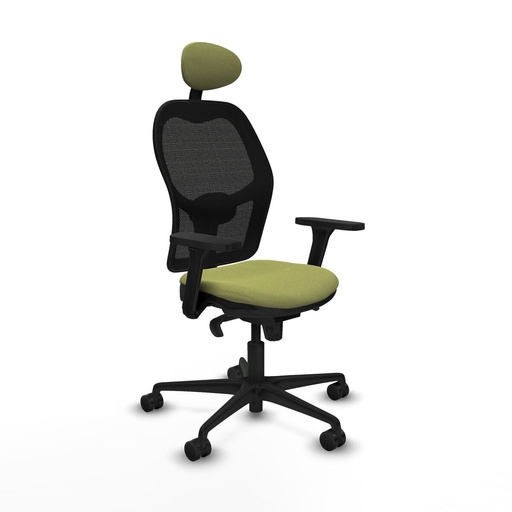 Silla de Oficina con Cabecero Jorquera Piqueras y Crespo 3D036N1 Verde