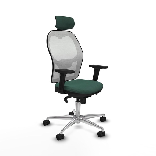 Silla de Oficina con Cabecero Jorquera Piqueras y Crespo 2D086N2 Verde