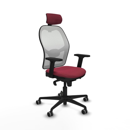 Office Chair with Headrest Jorquera Piqueras y Crespo 2D036G2 Maroon