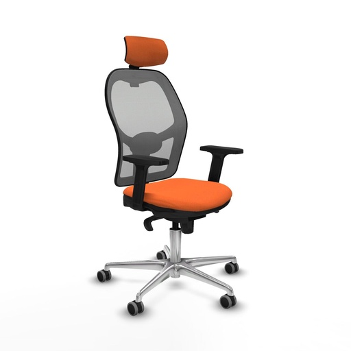 Office Chair with Headrest Jorquera Piqueras y Crespo 2D086G2 Orange