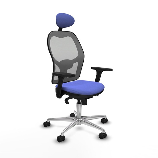 Silla de Oficina con Cabecero Jorquera Piqueras y Crespo 3D086N1 Azul claro