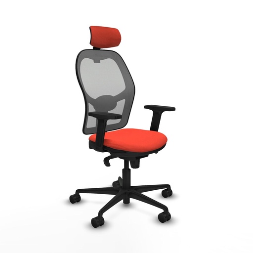 Office Chair with Headrest Jorquera Piqueras y Crespo 2D036N2 Dark Orange