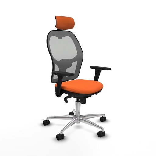 Silla de Oficina con Cabecero Jorquera Piqueras y Crespo 3D086N2 Naranja