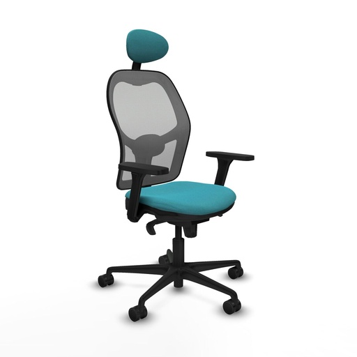 Office Chair with Headrest Jorquera Piqueras y Crespo 3D036N1 Turquoise