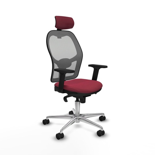 Office Chair with Headrest Jorquera Piqueras y Crespo 2D086N2 Maroon