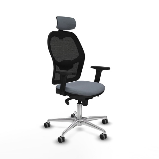 Office Chair with Headrest Jorquera Piqueras y Crespo 2D086G2 Grey